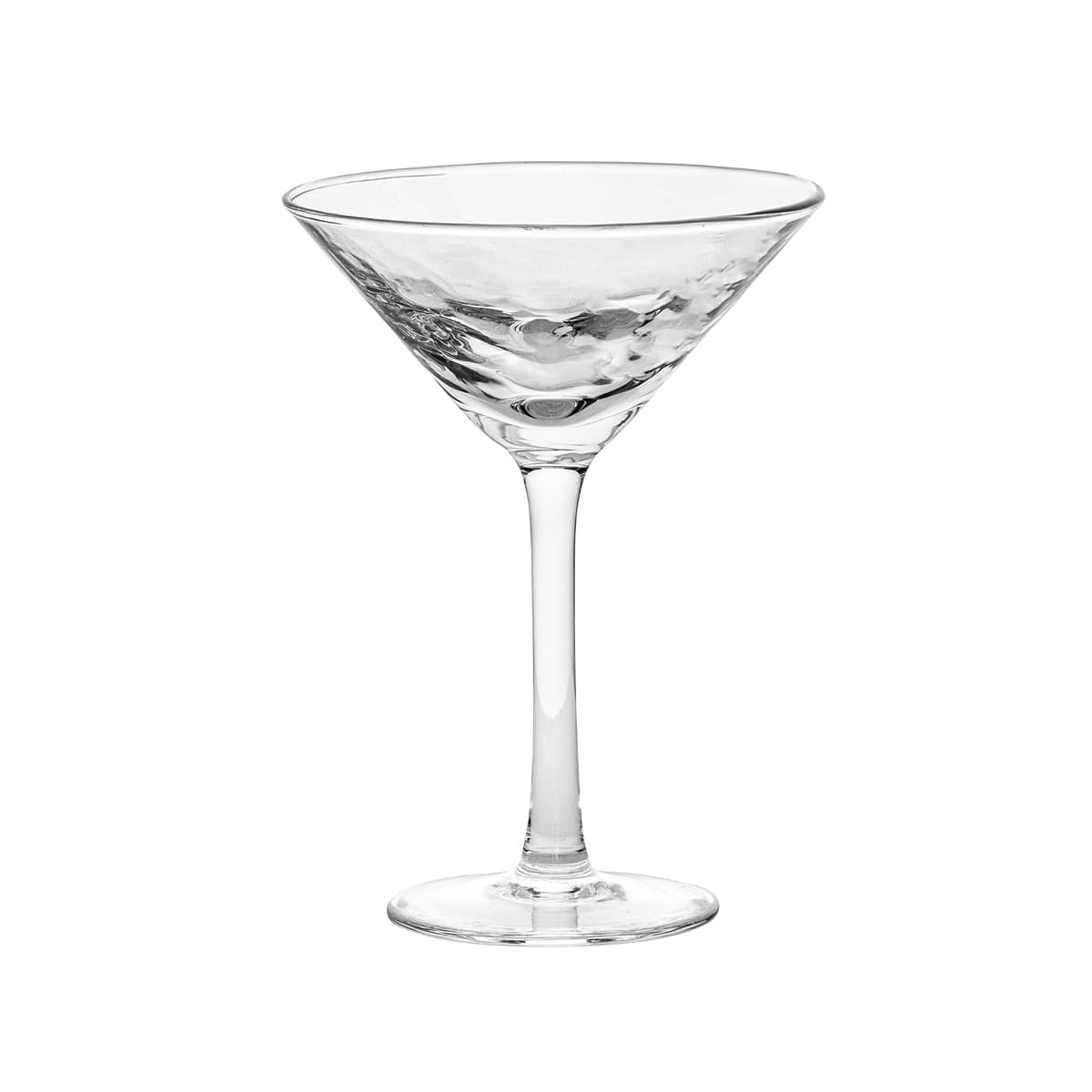 Subtly shimmering and textural, this satisfyingly sturdy mouth-blown glass will inspire your inner Bond...shaken not stirred.