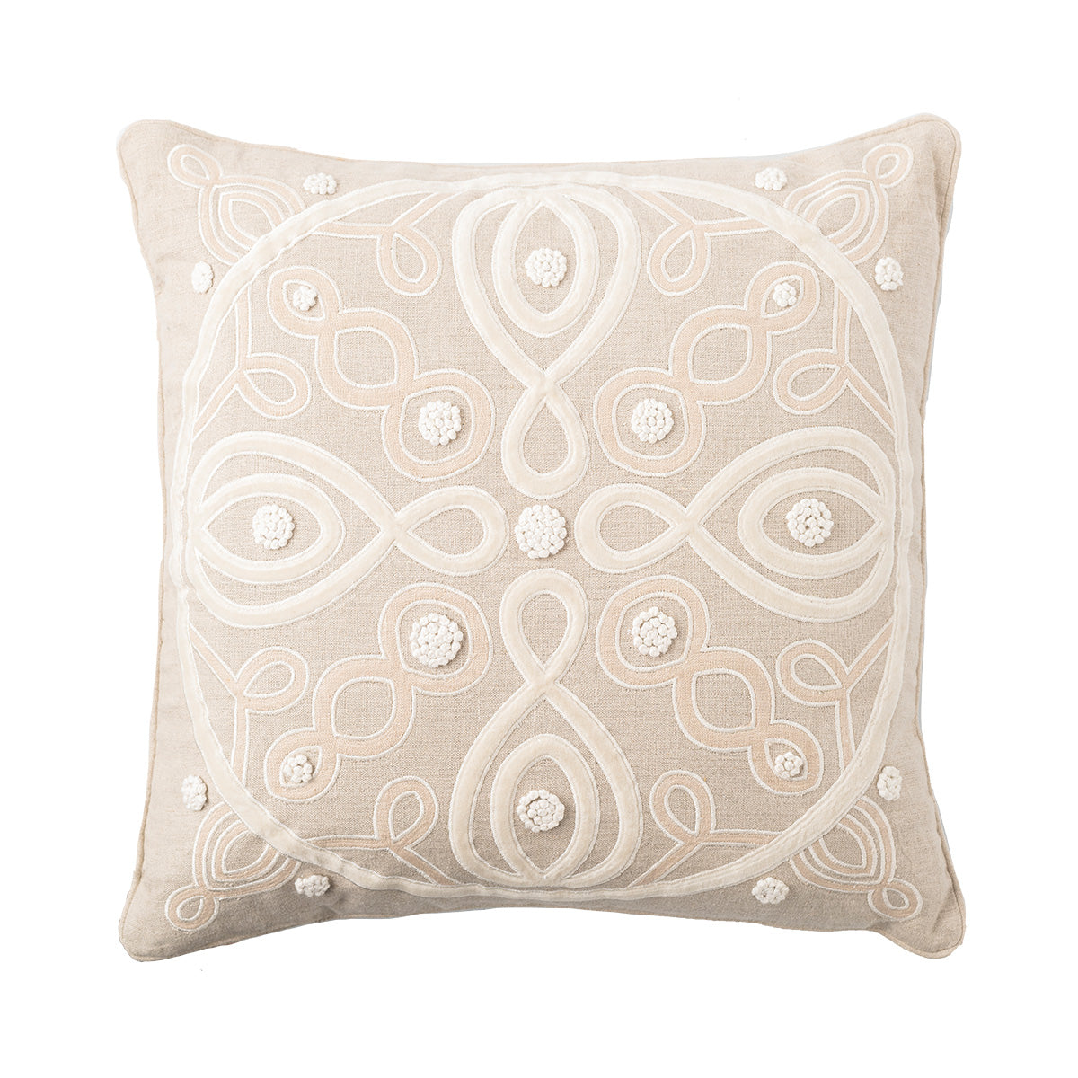 Berry & Thread Pillow Cover Only 18 in. - Natural