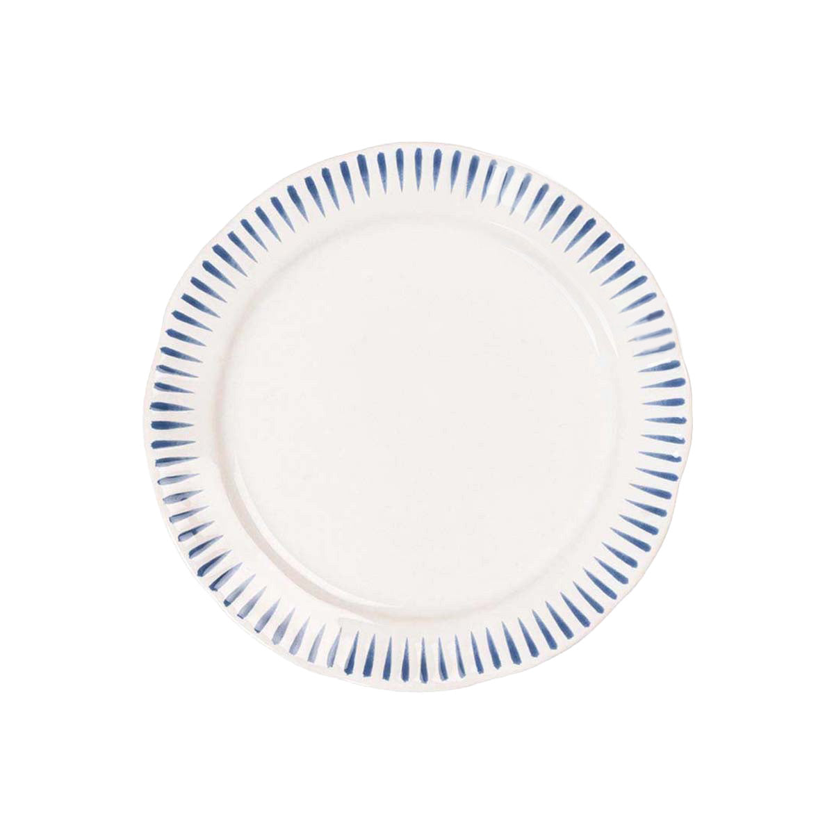 Sitio Stripe Side/Cocktail Plate Set/4 - Delft Blue | 2nd