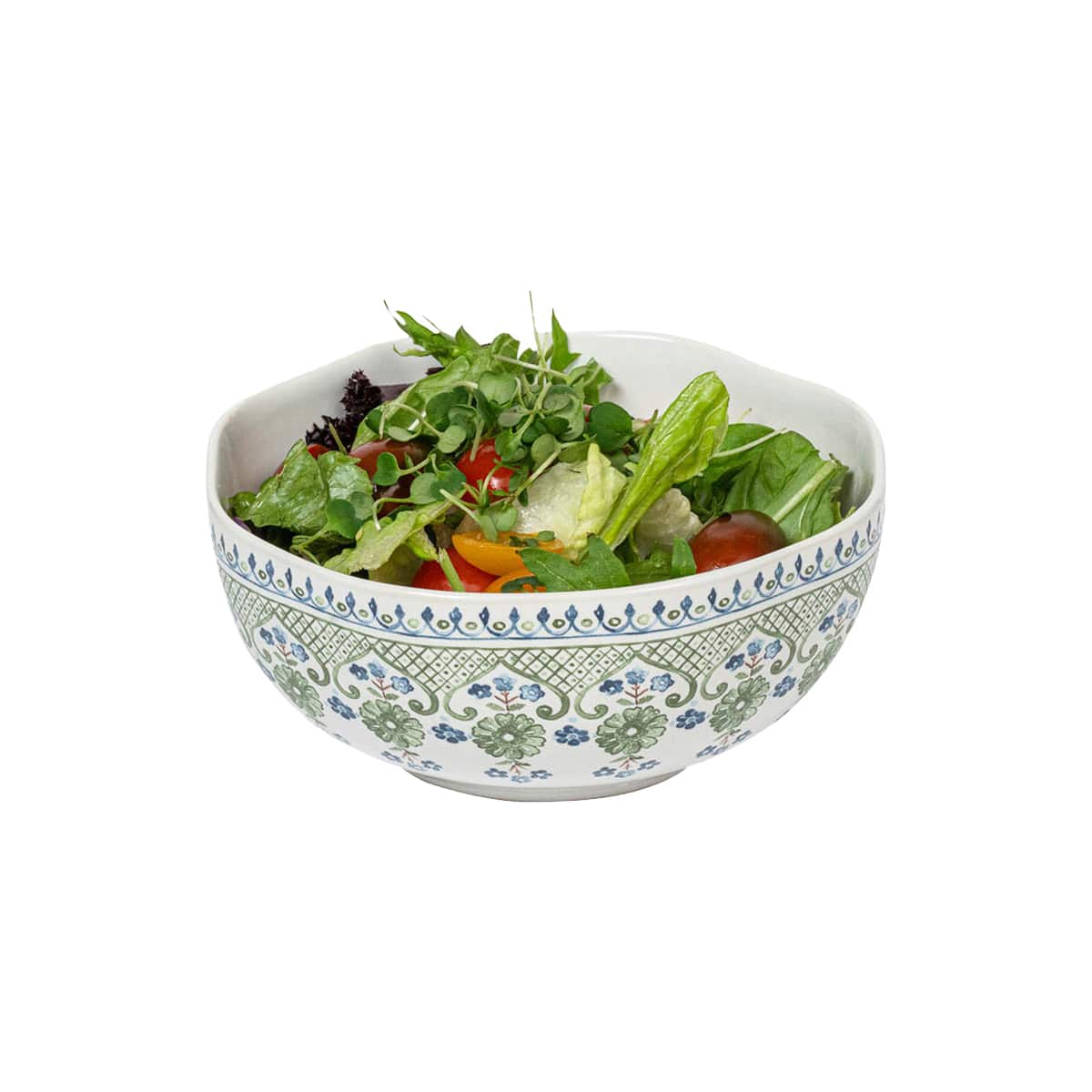 Villa Seville Cereal/Ice Cream Bowl Set/4 - Chambray - Alternate View