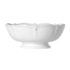 Berry & Thread Footed Fruit Bowl - Whitewash