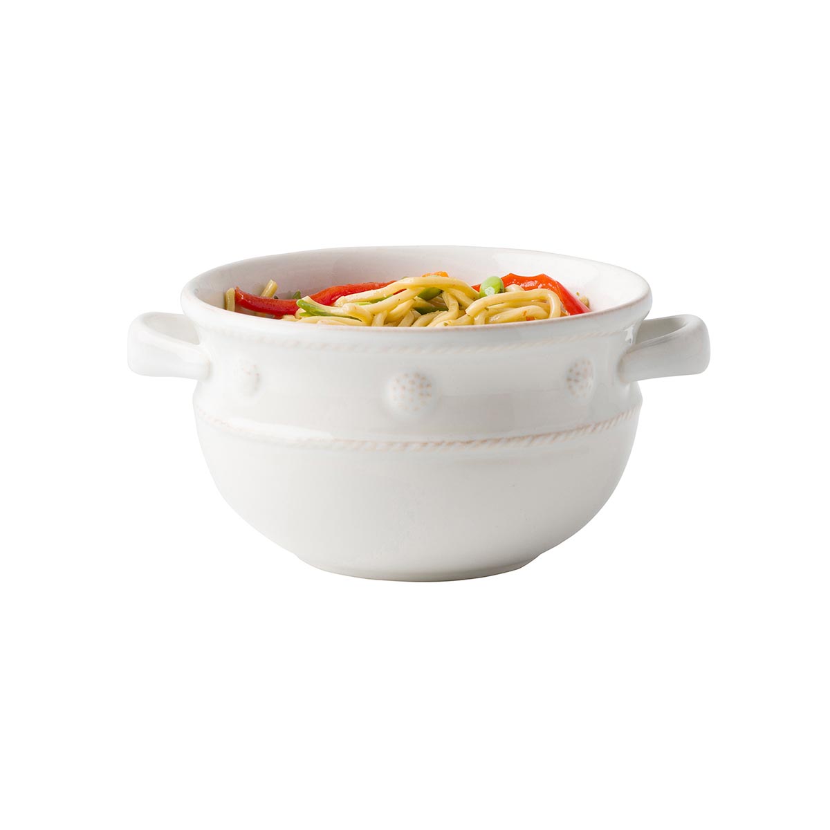 Berry & Thread Handled Soup Bowl Set/4 - Whitewash | 2nd
