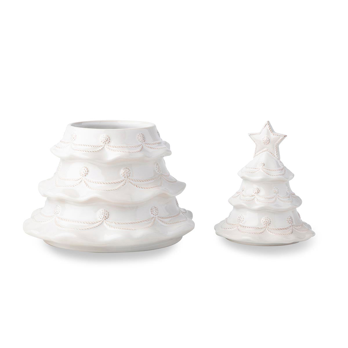 Berry & Thread Tree Cookie Jar - Whitewash - Alternate View