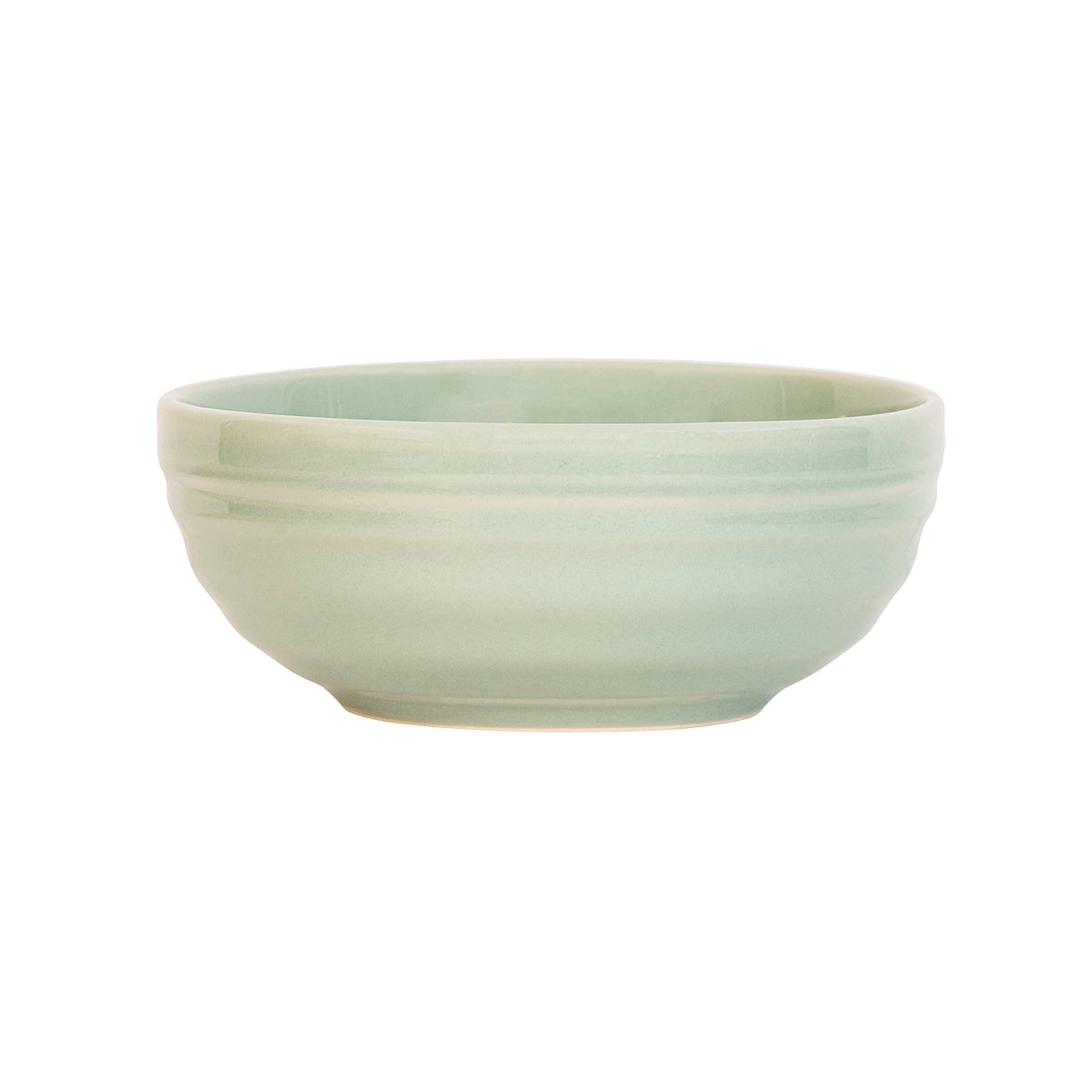 From our Bilbao Collection - The hand-hewn texture and gorgeous green glaze of this classic bowl pairs perfectly with everything from mint chip ice cream at midnight to gazpacho on a summer’s day. 