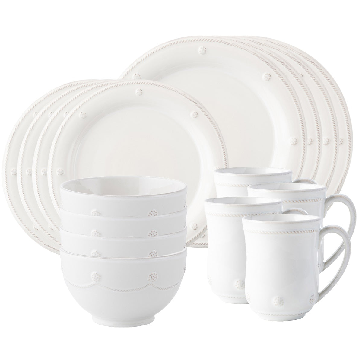 Berry & Thread Classic A 32pc Setting for 8 - Whitewash | 2nd